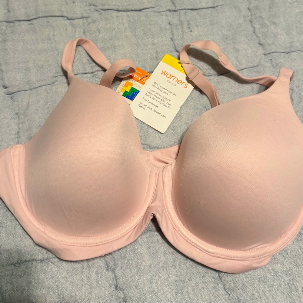 Warner's Light Pink Comfort Bra (2 pcs)